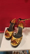 Jeffery Campbell Gold - size 7.5