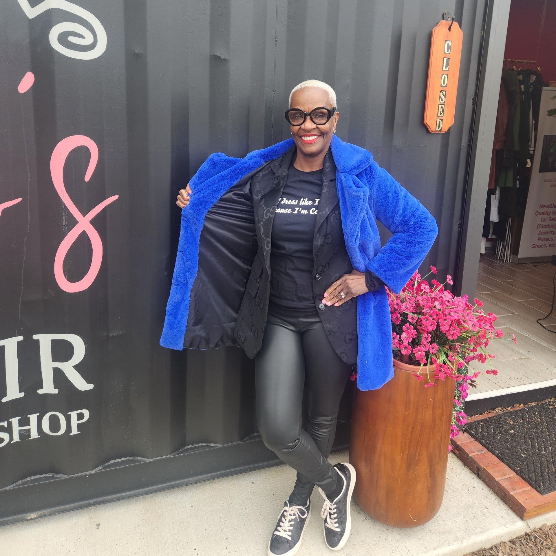 Royal Blue Coat - size M